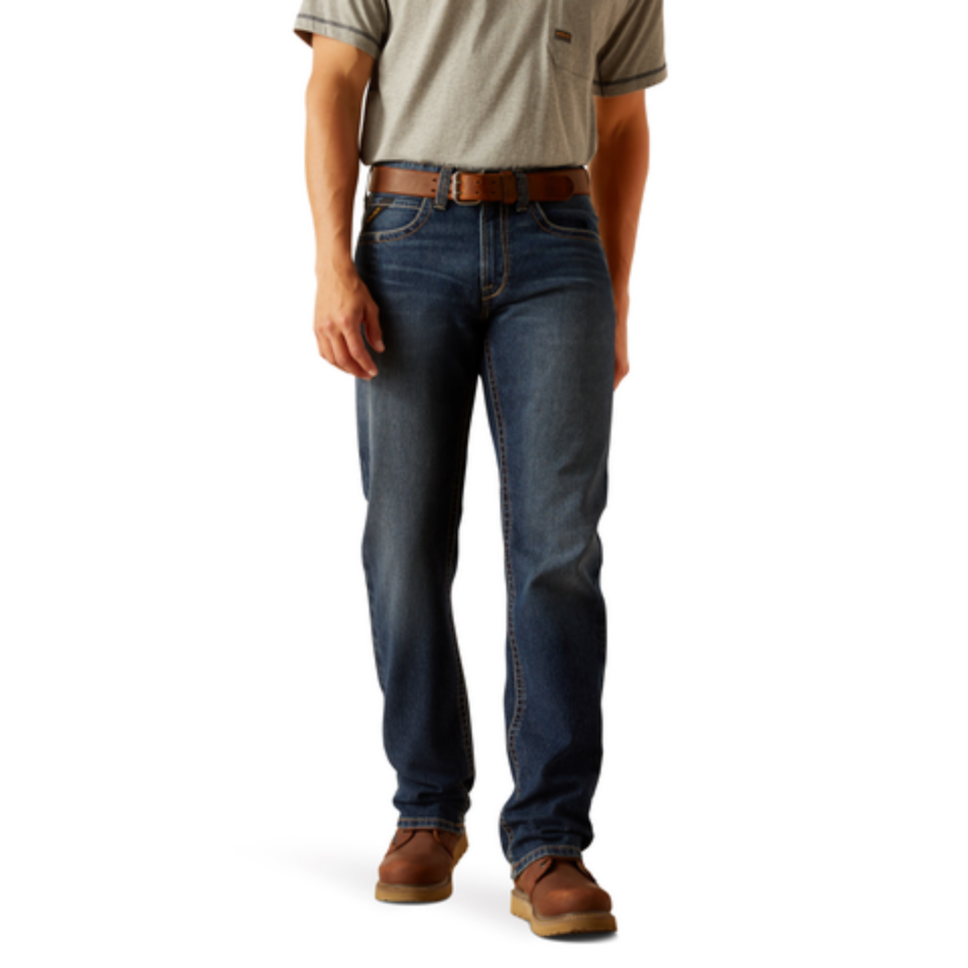 Picture of Ariat 10051853 Rebar M5 Straight Rail DuraStretch Straight Leg Jeans