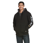 Picture of Ariat 10027833 Rebar All-Weather Full Zip Hoodie