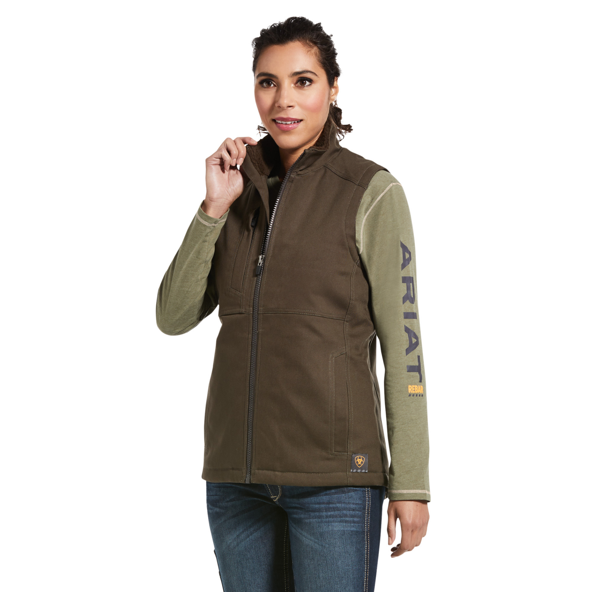 Picture of Ariat 10032920 Rebar DuraCanvas Insulated Vest