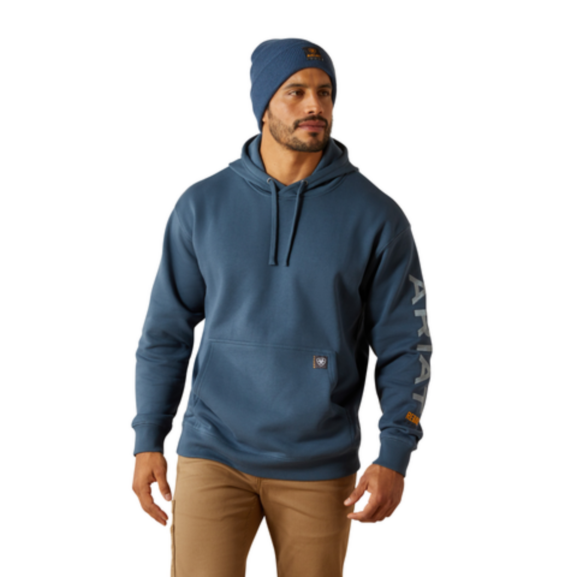 Picture of Ariat 10062528 Rebar Workman Graphic Hoodie
