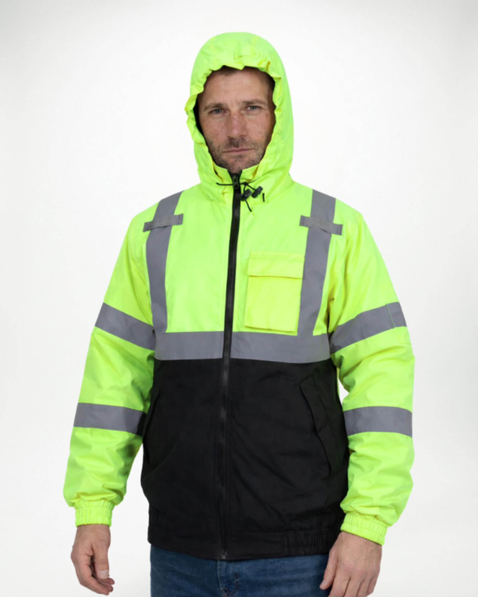 Picture of Forge FR MHVBJ-003 MEN'S HI-VIS BOMBER JACKET