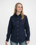 Picture of Forge FR LFRSLD-002 LADIES FR SOLID SNAP SHIRT