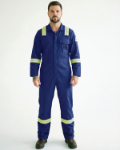 Picture of Forge FR MFRECVRTP-11 MEN'S FR ECONOMY COVERALL WITH TAPING