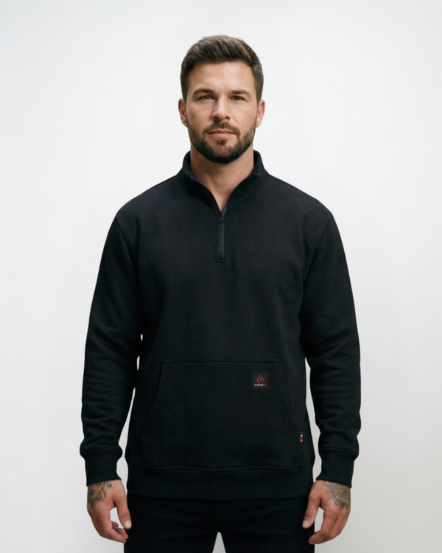 Picture of Forge FR MFRQZTEE-1 MEN'S FR 1/4 ZIP TEE