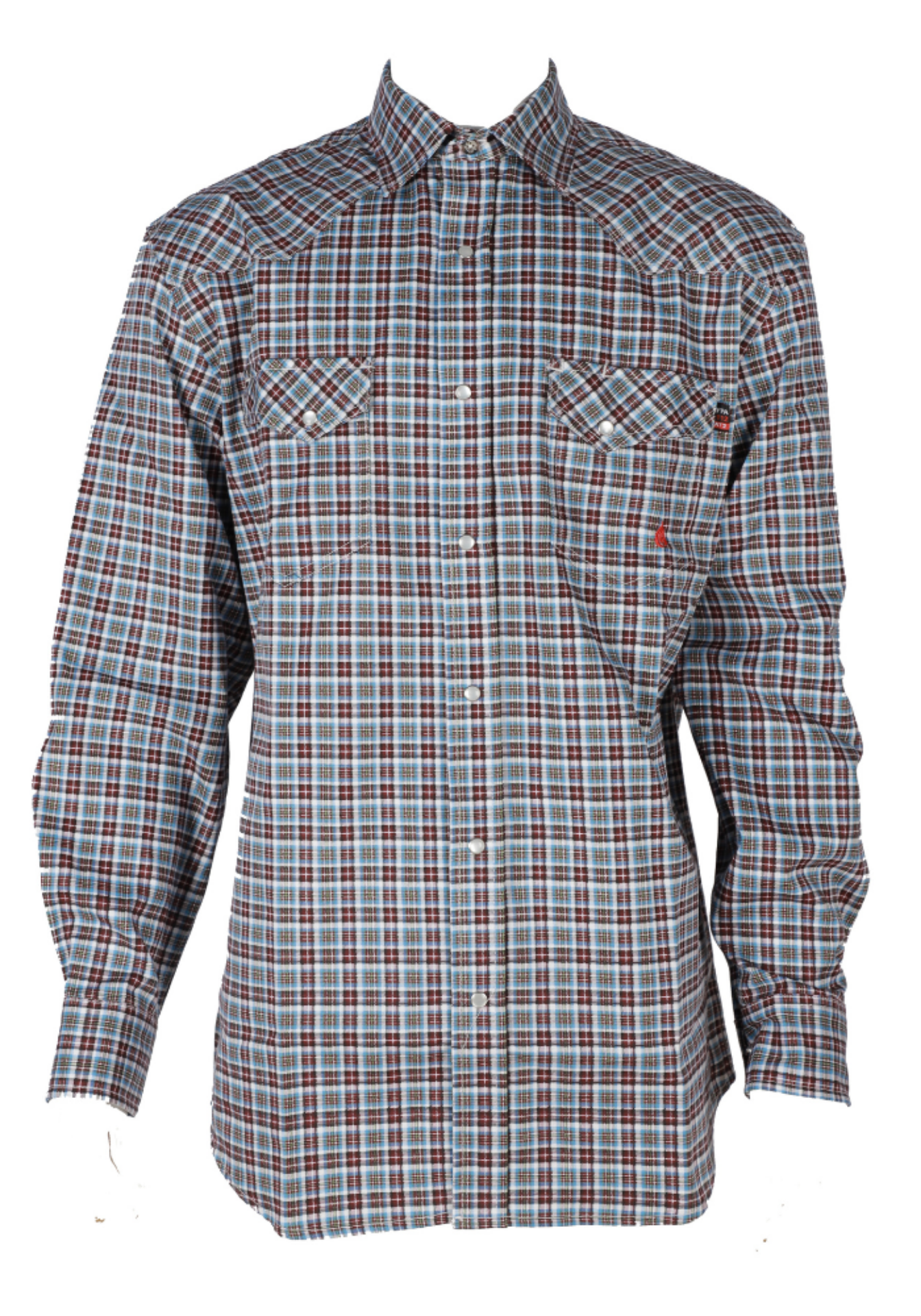 Picture of Forge FR MFRPLDS-4 MENS FR PLAID/PRINT SNAP SHIRT