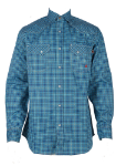 Picture of Forge FR MFRPLDS-5 MENS FR PLAID/PRINT SNAP SHIRT