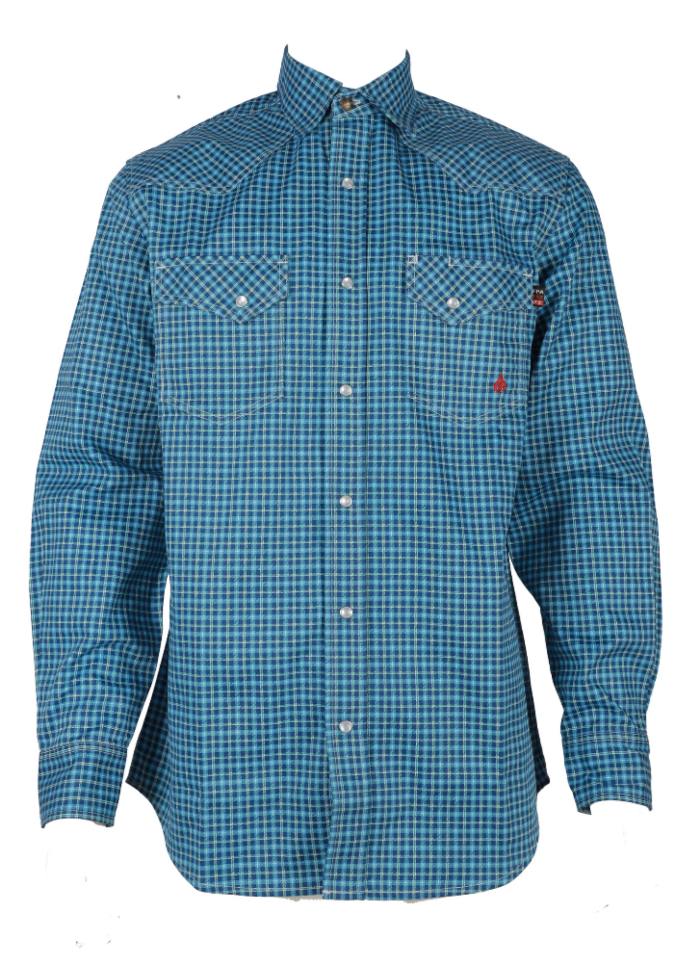 Picture of Forge FR MFRPLDS-5 MENS FR PLAID/PRINT SNAP SHIRT