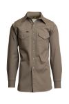 Picture of Lapco LS Heavy-Duty Welding Shirt | Non-FR | Khaki 10oz. 100% Cotton