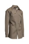 Picture of Lapco LS Heavy-Duty Welding Shirt | Non-FR | Khaki 10oz. 100% Cotton