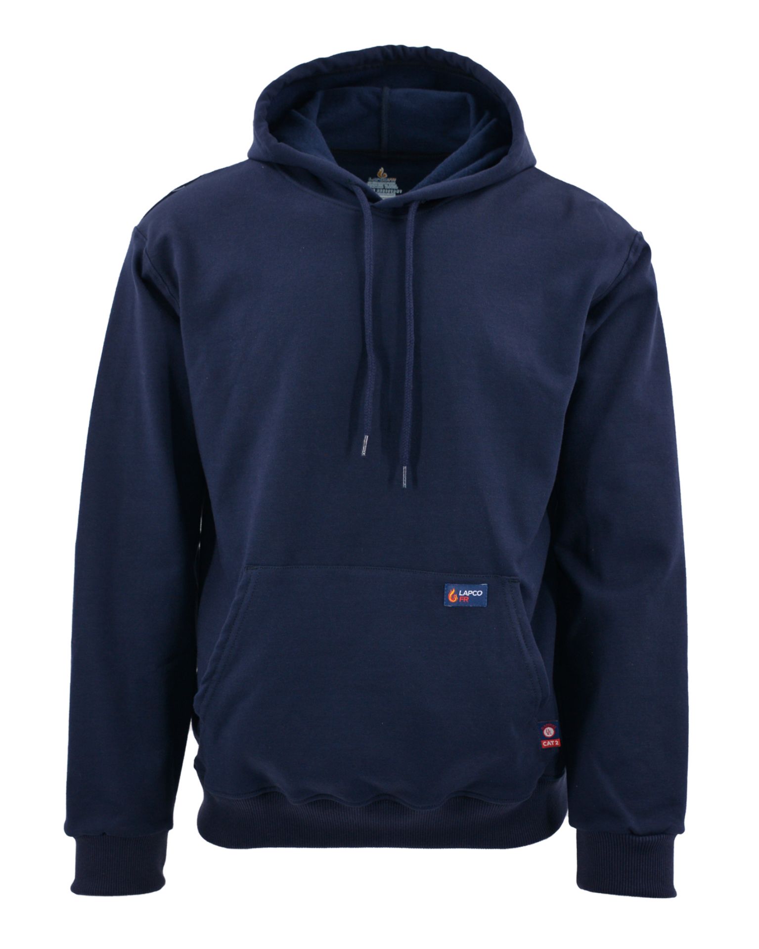 Picture of Lapco SWHFR14 FR Hoodie SweatShirt |12oz. 95/5 Cotton-Spandex Blend Fleece
