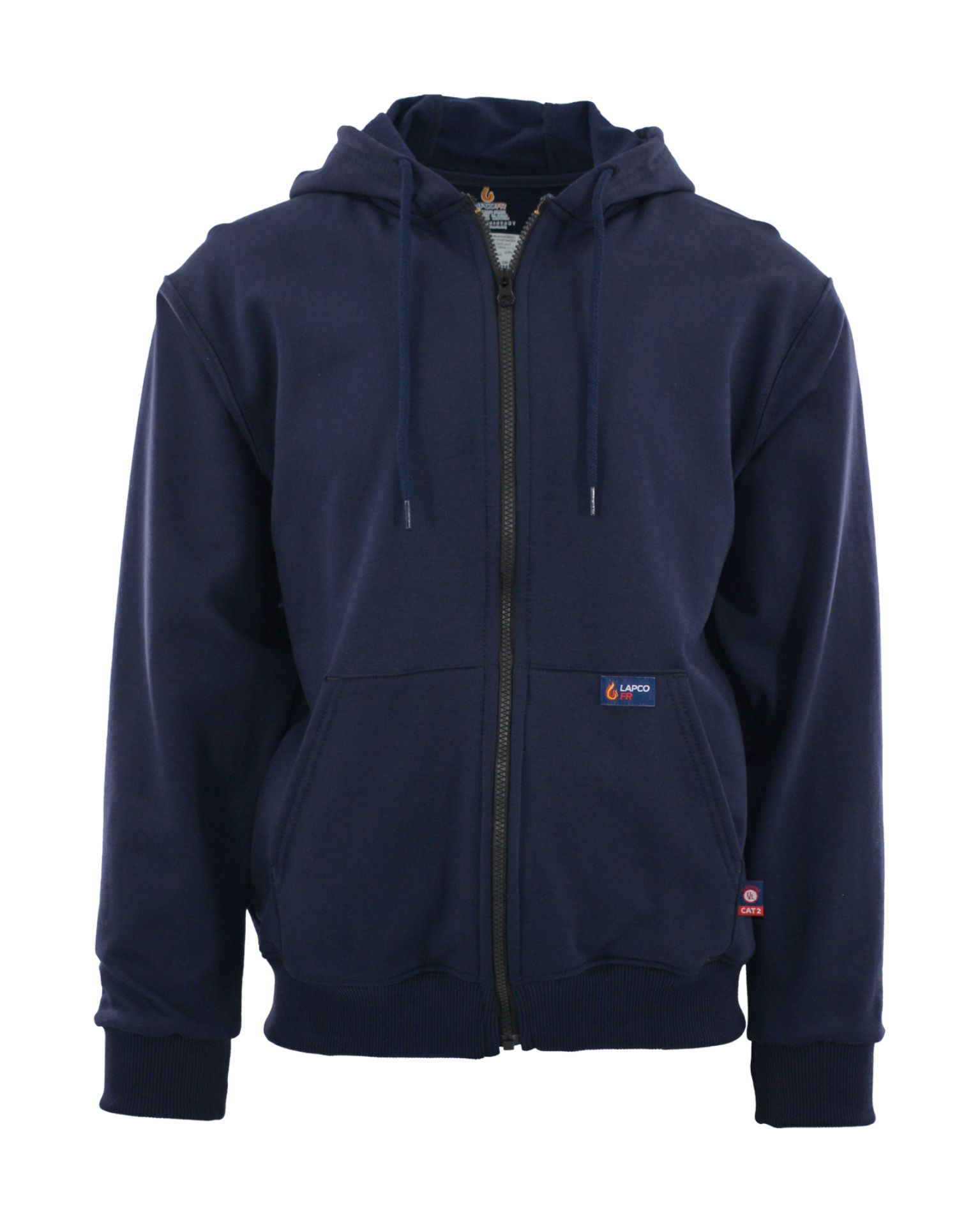 Picture of Lapco SWHFR14Z FR Full Zip Hoodie | 12oz. 95/5 Cotton-Spandex Blend Fleece