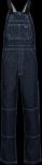 Picture of Lapco B13FRDN FR Denim Bib Overall | 100% Cotton