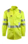 Picture of Lapco IHV7C3 FR Uniform Shirt | Hi-Viz Class 3 | 7oz. 100% Cotton