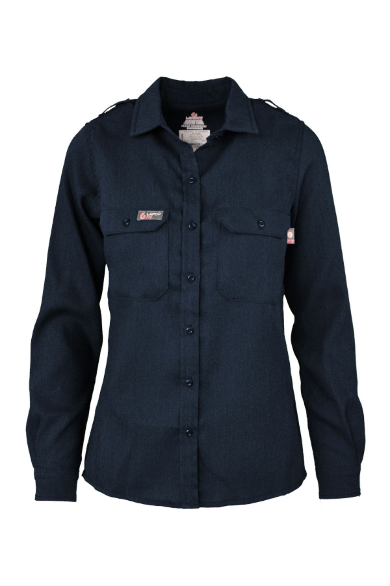 Picture of Lapco L-TCS5 Women's FR Uniform Shirts made with 5oz. TecaSafe One® Inherent