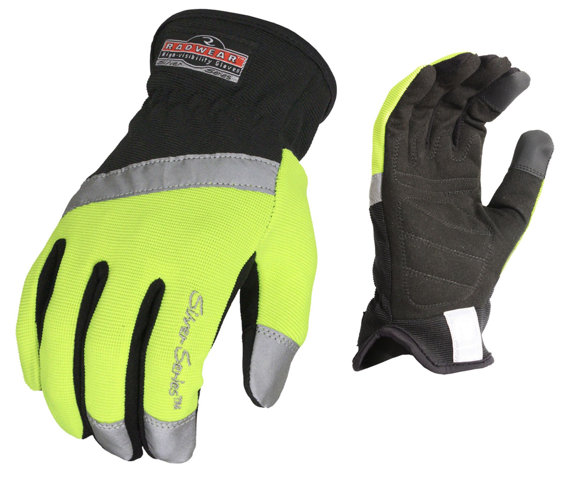 Picture of Radians RWG100 Radwear® Silver Series™ Synthetic High Visibility All Purpose Utility Glove