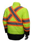 Picture of Radians SJ510X-3 Quilted Reversible Jacket with Zip-Off Sleeves X-Back
