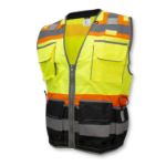 Picture of Radians SV55B Class 2 Heavy Woven Color Blocked Two Tone Engineer Vest