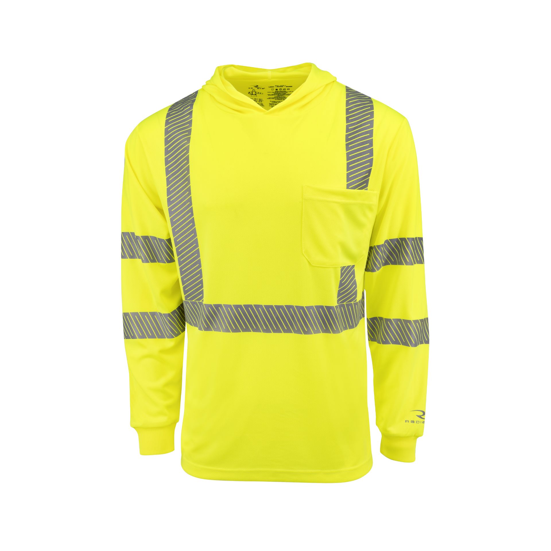 Picture of Radians ST61-3 Hooded Type R Class 3 Mesh Long Sleeve T-Shirt