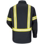 Picture of Bulwark® SLDT Men's Midweight FR Enhanced Visibility Uniform Shirt