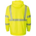 Picture of Bulwark® SMH4 Men's Fleece FR Hi-Visibility Pullover Hooded Sweatshirt