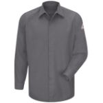 Picture of Bulwark® SMS2 Men's Midweight FR Pocketless Concealed-Gripper Work Shirt