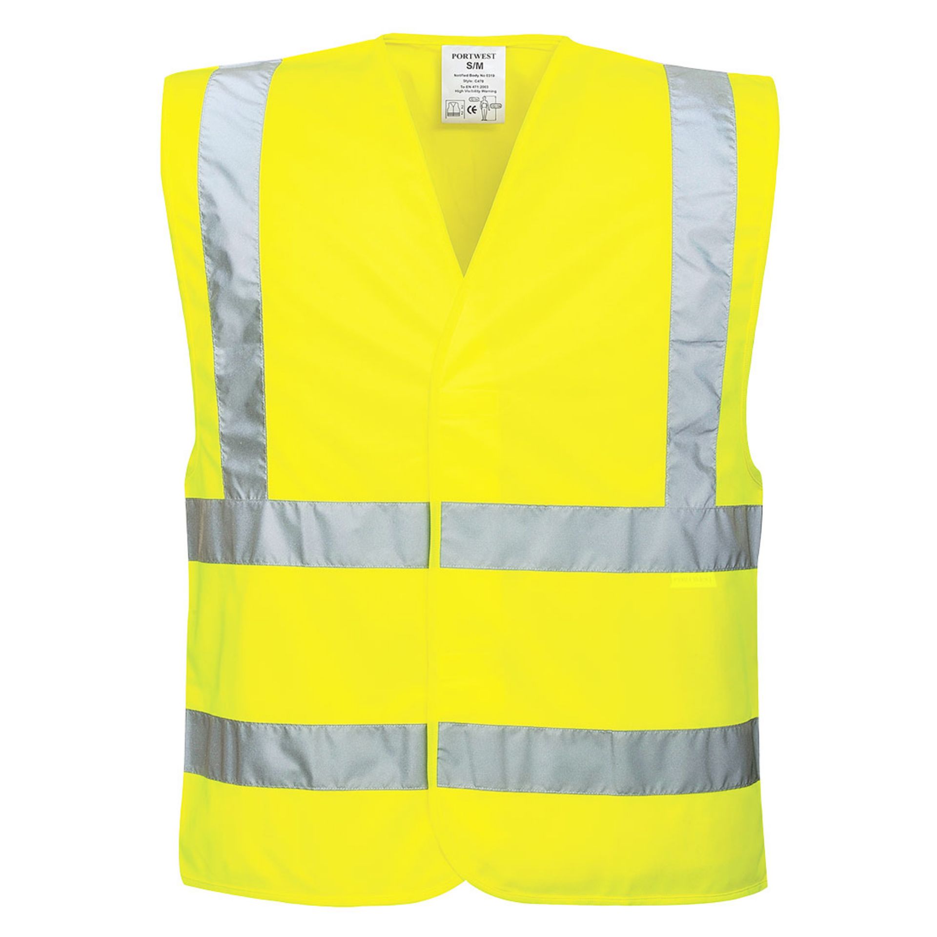 Picture of Portwest EC76 Eco Hi-Vis Vest (10 Pack)