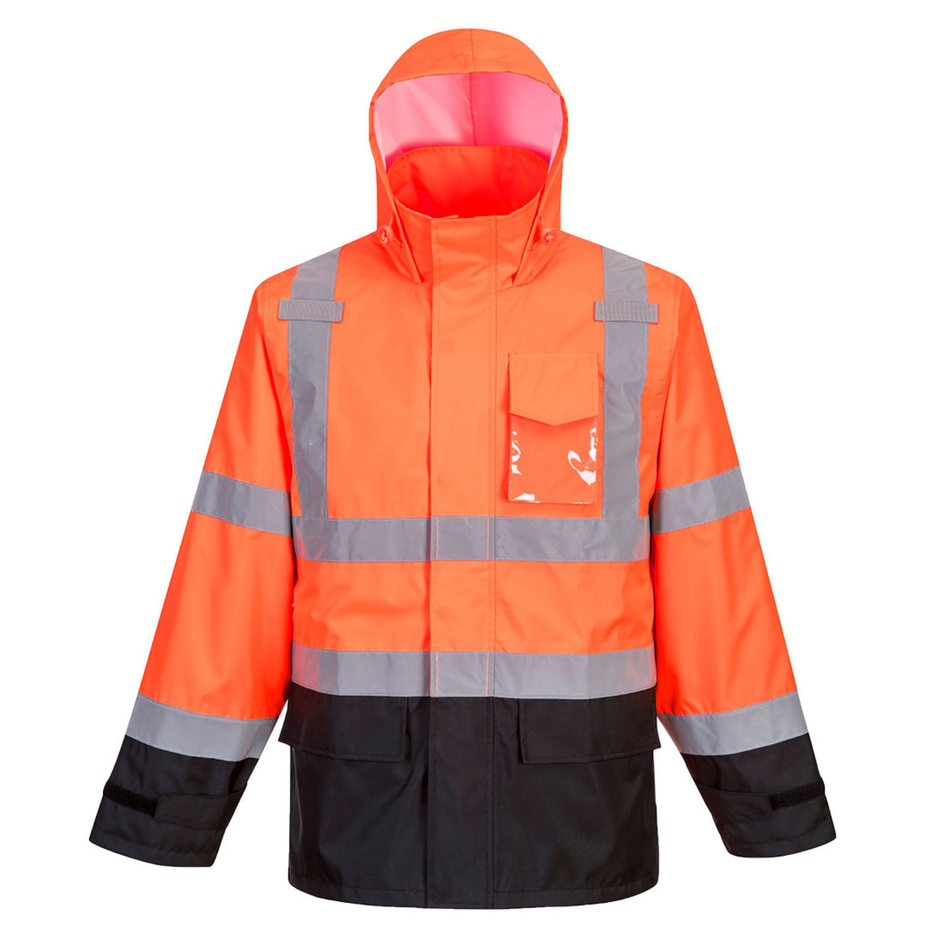 Picture of Portwest US366 Hi-Vis Contrast Rain Jacket