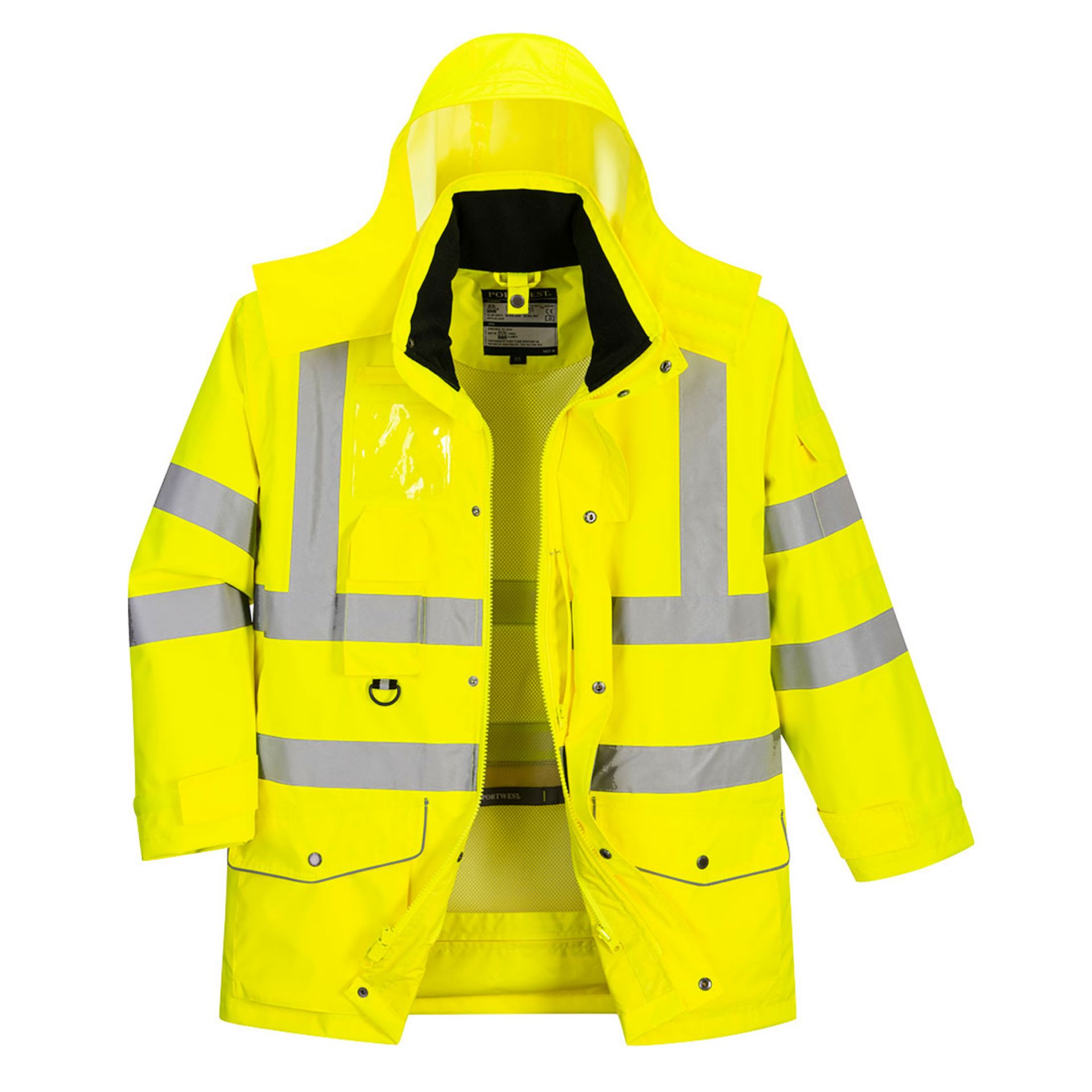 Picture of Portwest US427 Hi-Vis 7-in-1 Traffic Jacket