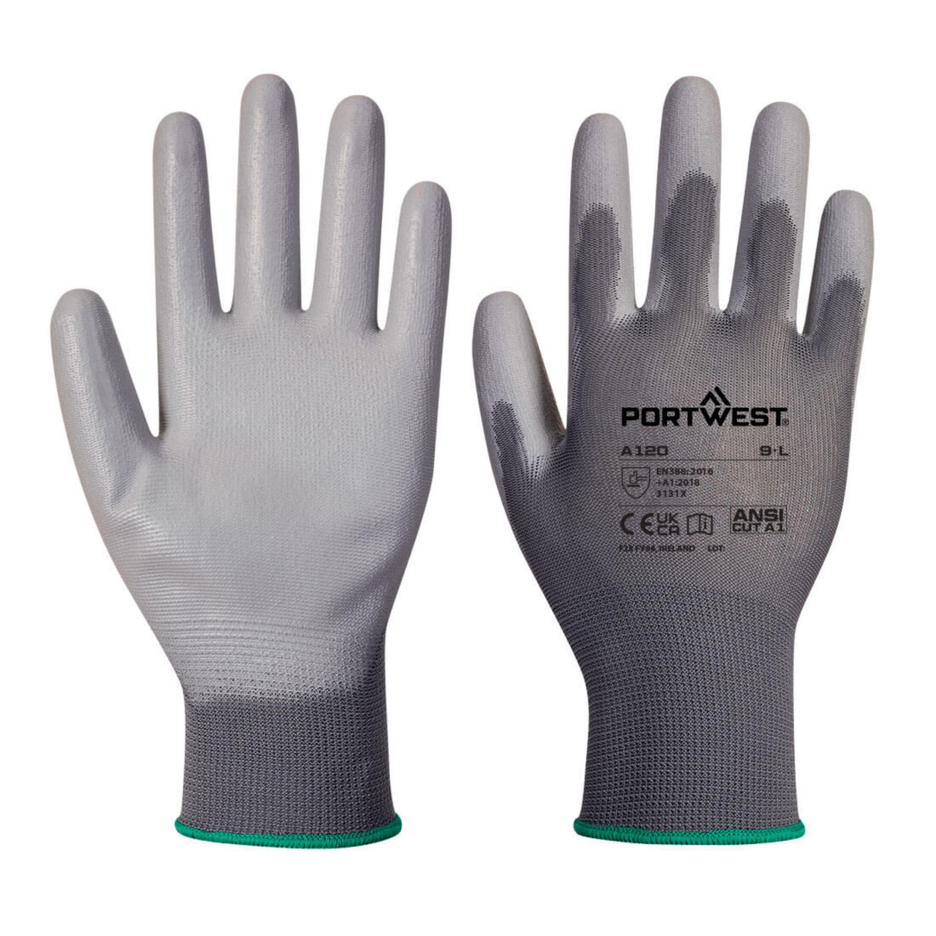 Picture of Portwest VU120 Vending PU Palm Glove - Gray