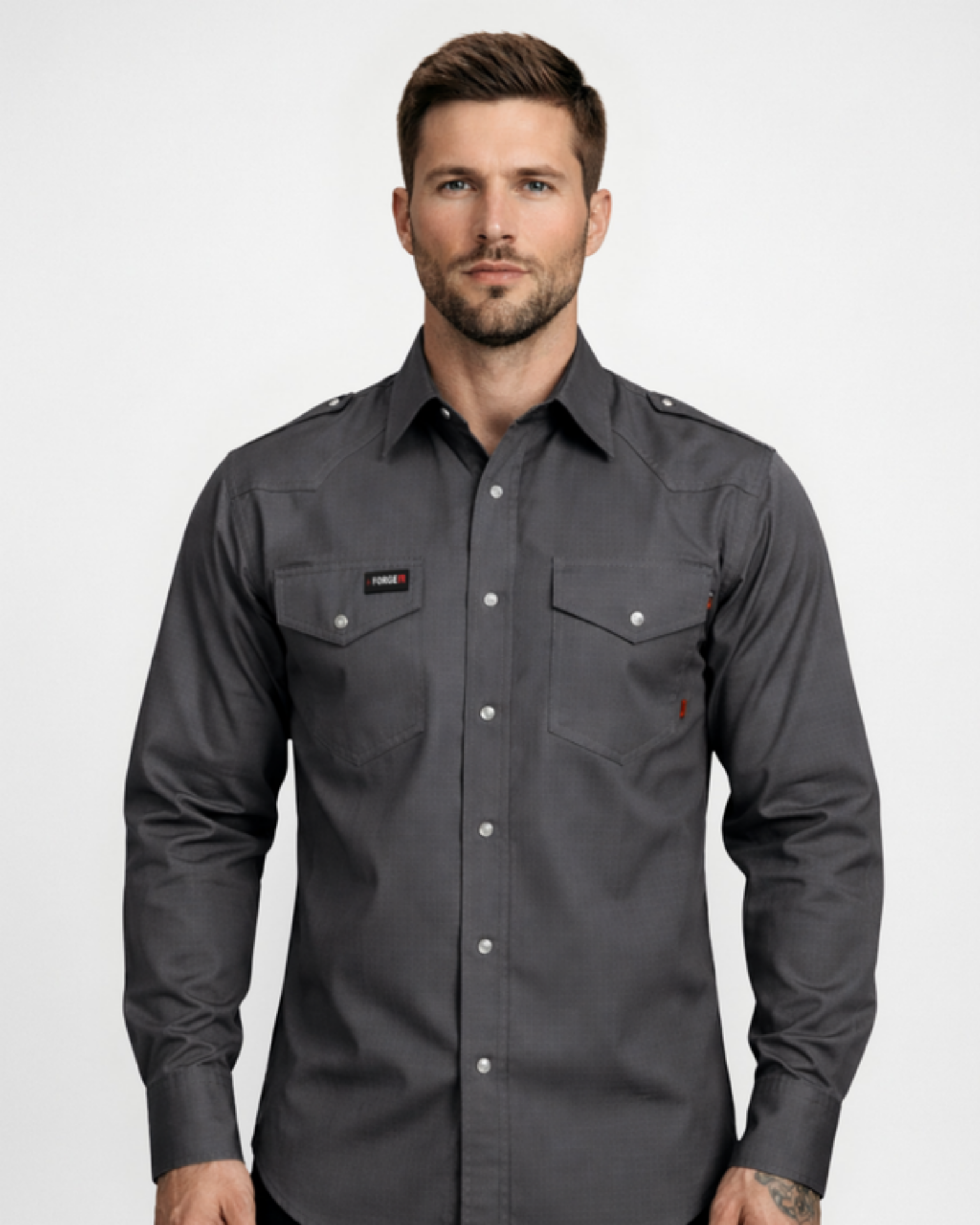 Picture of Forge FR MFRRIPS-003 MEN'S FR SNAP RIPSTOP SHIRT
