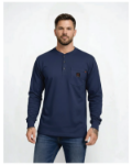 Picture of Forge FR MFRHNLY004 MEN'S FR HENLEY