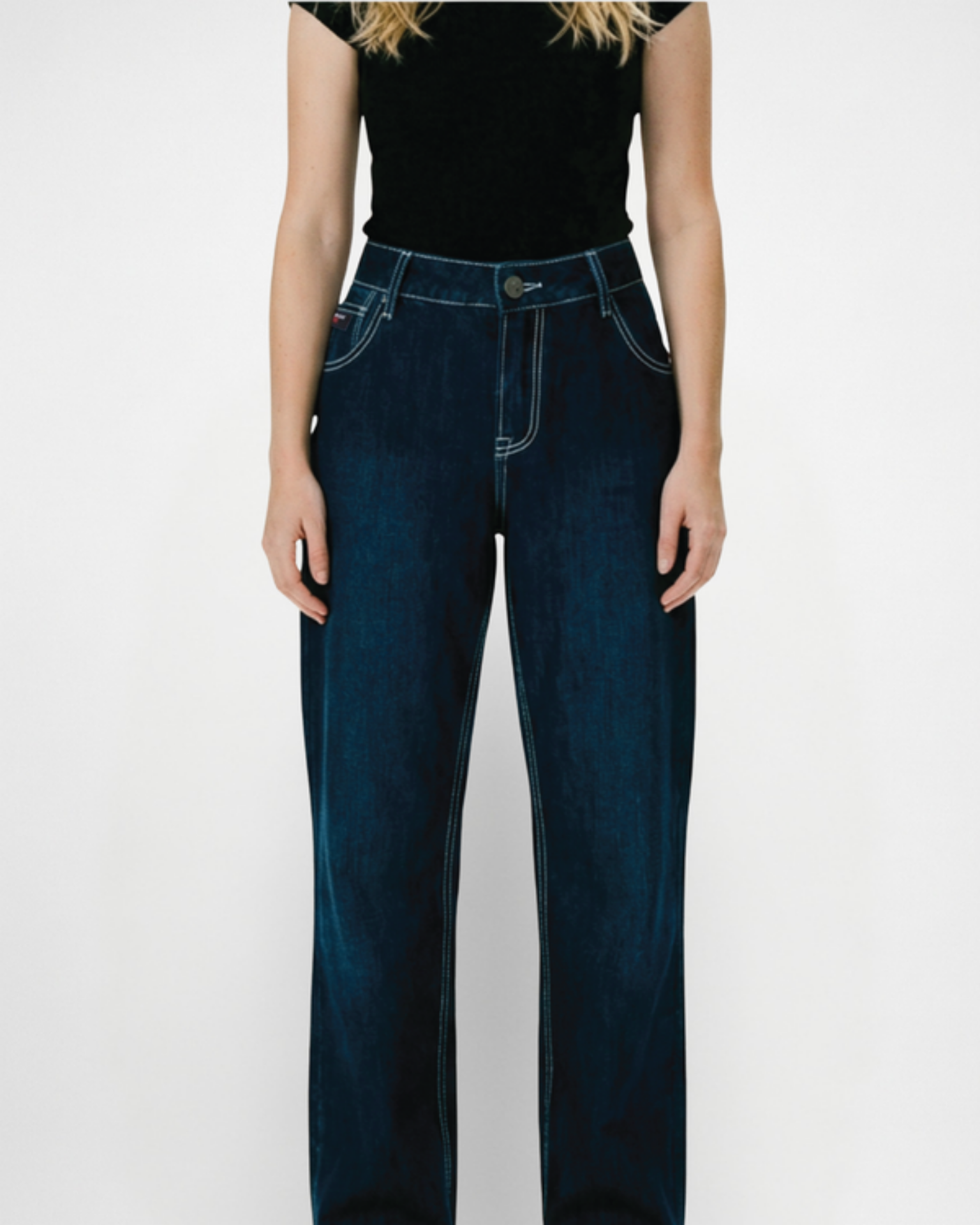 Picture of Forge FR LFRJ001-0051 LADIES FR CROSS HETCH JEANS