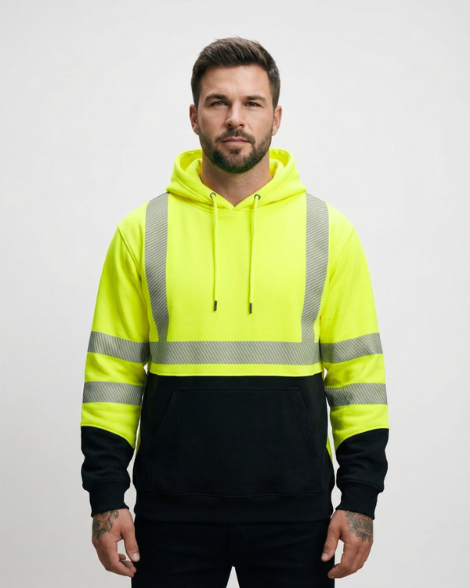 Picture of Forge FR MFRHVHDY-1 MEN'S  YELLOW HI-VIS HOODIE