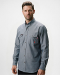 Picture of Forge FR MFRIFRB47 MEN'S FR SHIRT IFR 4.7oz GREY