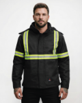 Picture of Forge FR MFRIJDHTP-006 MEN'S FR DUCK JACKET WITH DETACHABLE HOOD WITH TAPING