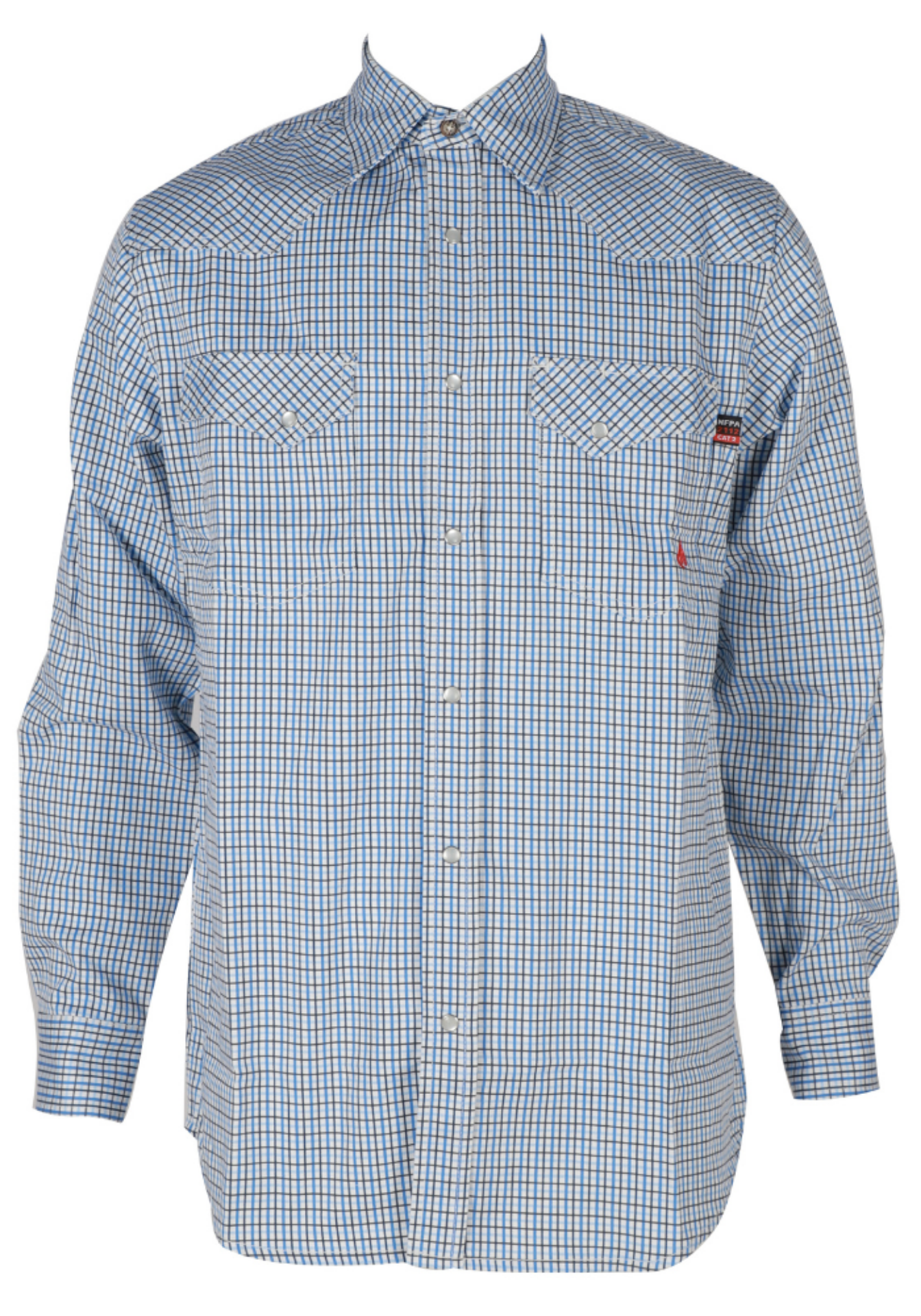 Picture of Forge FR MFRPLDS-3 MENS FR PLAID/PRINT SNAP SHIRT