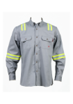 Picture of Forge FR MFRSLDTP-24 MEN'S BUTTON SOLID TAPING SHIRT