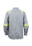 Picture of Forge FR MFRSLDTP-24 MEN'S BUTTON SOLID TAPING SHIRT
