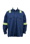 Picture of Forge FR MFRSLDTP-24 MEN'S BUTTON SOLID TAPING SHIRT