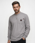 Picture of Forge FR MFRHNLY-LW MEN'S  LIGHT WEIGHT HENLEY TEE