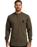 Picture of Forge FR MFRHNLY-LW MEN'S  LIGHT WEIGHT HENLEY TEE