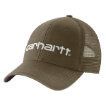 Picture of Carhartt 101195 Mens Canvas Mesh-Back Logo Graphic Cap