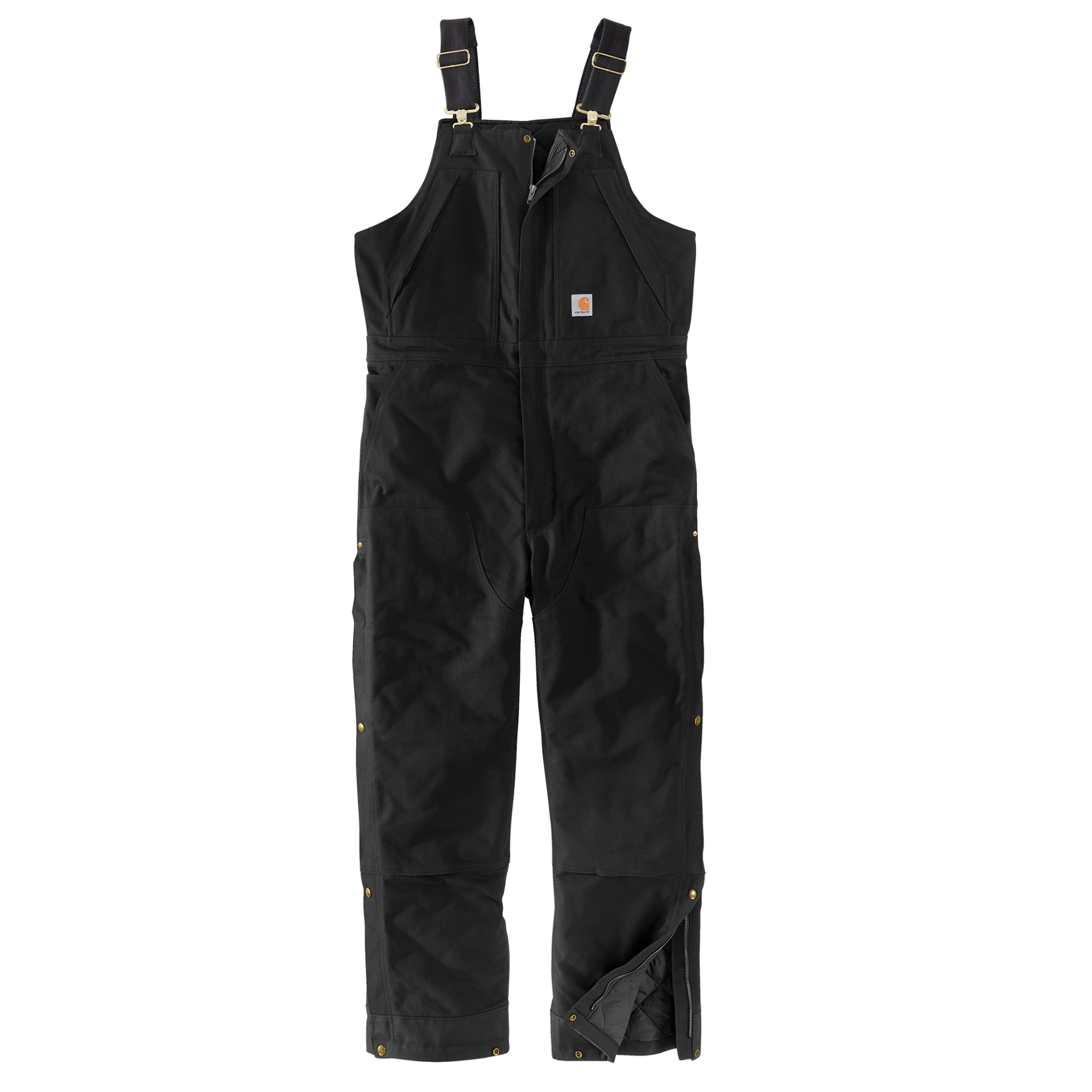 Picture of Carhartt 105470 Mens Loose Fit Firm Duck Insulated Biberall