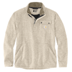 Picture of Carhartt 106378 Mens Relaxed Fit Midweight Quarter-Zip Pocket Sweater Fleece