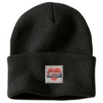Picture of Carhartt 107409 Womens Knit Heart Patch Beanie