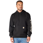 Picture of Carhartt 107930 Mens Marquette Shamrock Script Sweatshirt