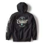 Picture of Carhartt 107930 Mens Marquette Shamrock Script Sweatshirt