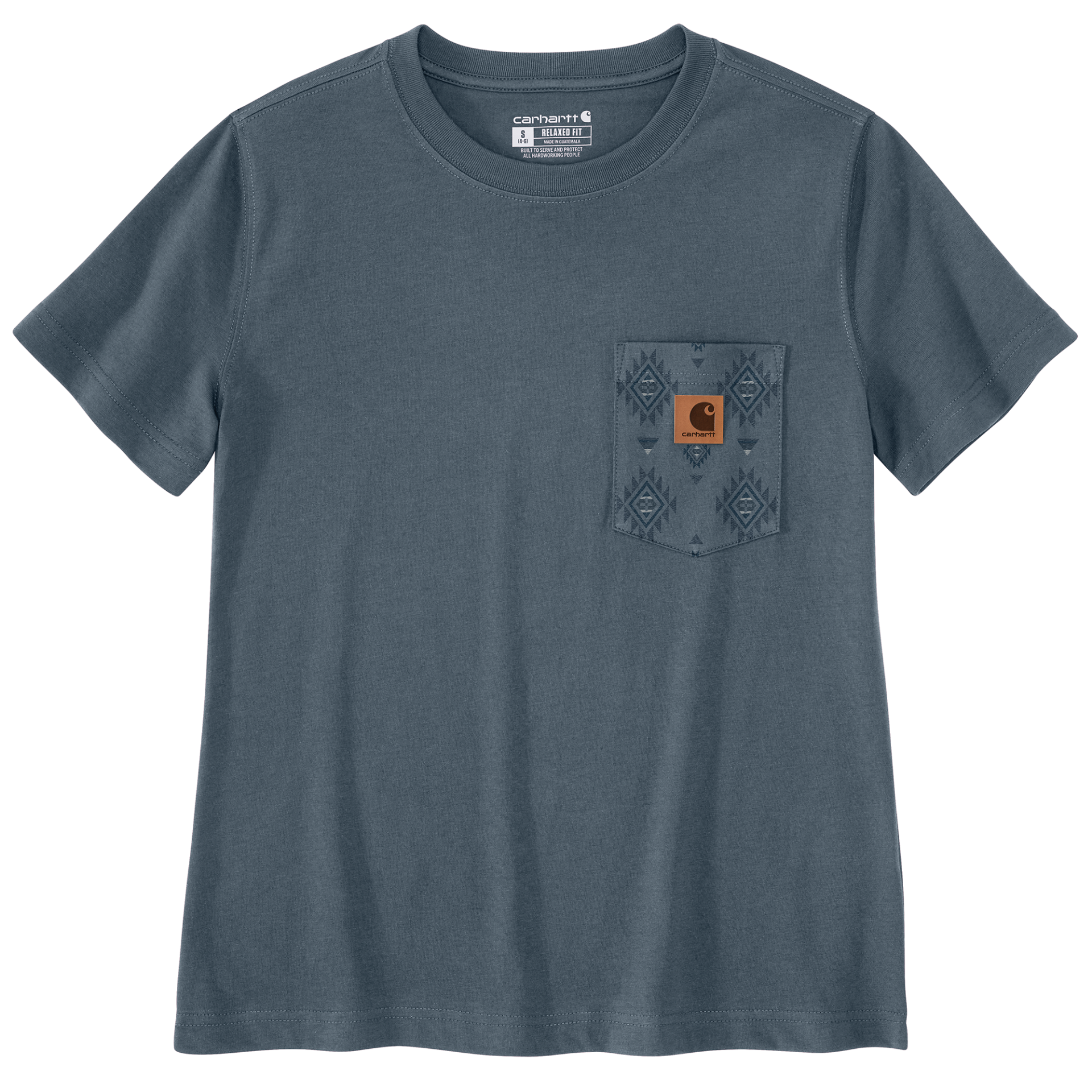 Picture of Carhartt 107395 Womens Irvine Relaxed Bethany Yellowtail T-Shirt