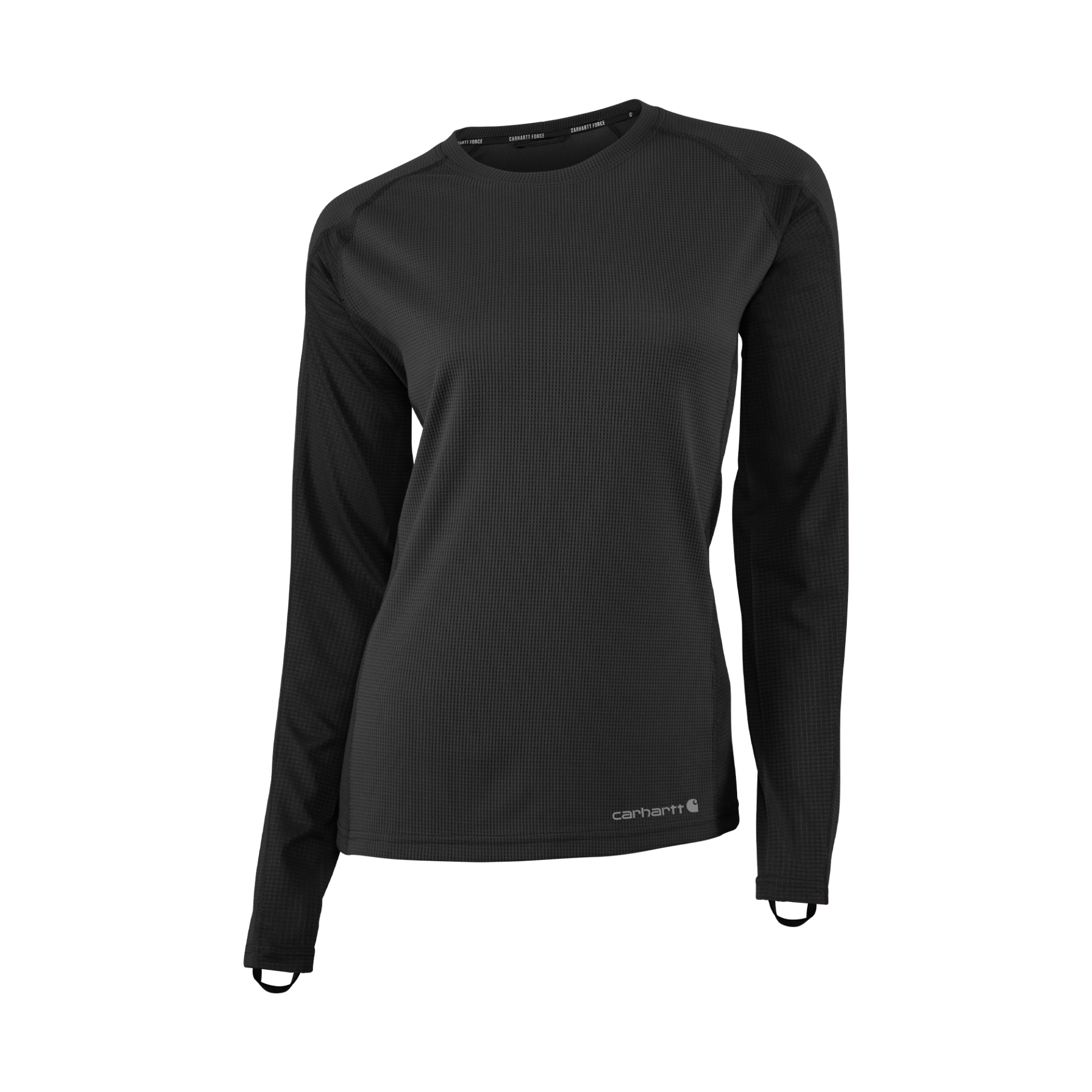 Picture of Carhartt UM0218W UM0218-W Force Midweight Micro-Grid Base Layer Crewneck