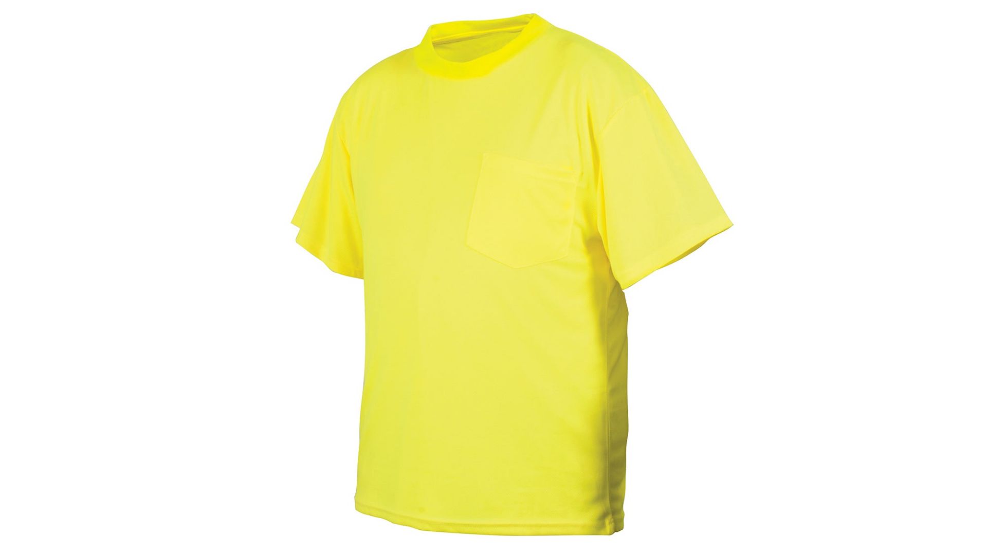 Picture of Pyramex RTS21NS Safety - T-Shirt - Hi-Vis Lime T-Shirt No Reflective Tape